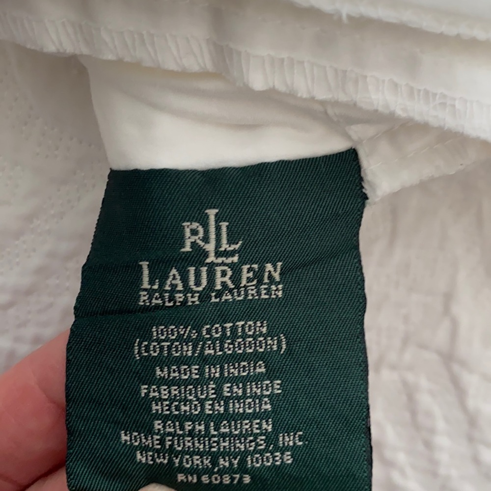 King Lauren Ralph Lauren Duvet, White w/2 shams